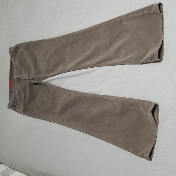 AG The Angel Boot Cut Corduroy Pants Olive - Picture 4 of 16